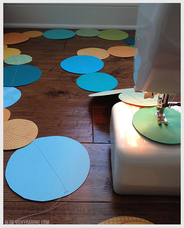 DIY Circle Paper Garland | Vicky Barone
