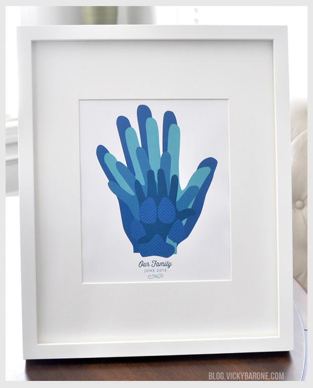 Father’s Day Hand Print Collage