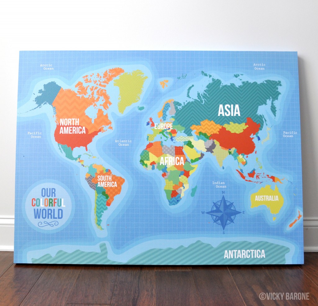 Our Colorful World Canvas Wall Art