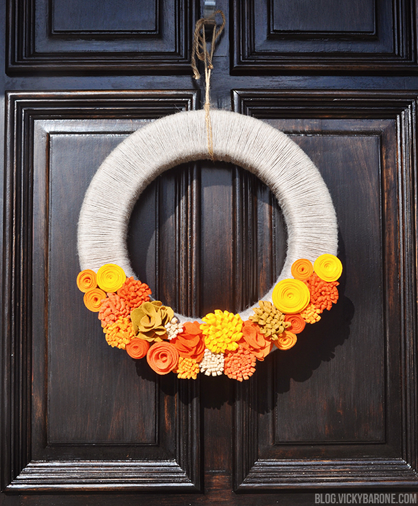 Fall Wreath by Vicky Barone