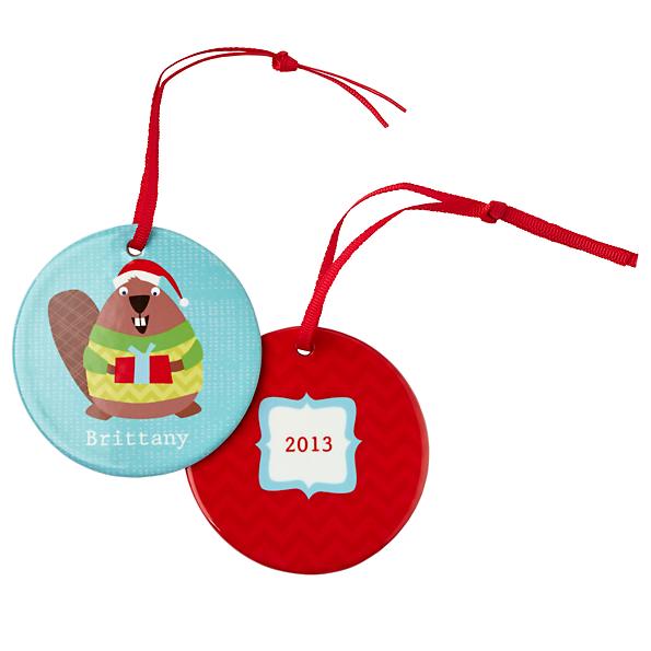 Personalized Holiday Ornaments by Vicky Barone for Land of Nod