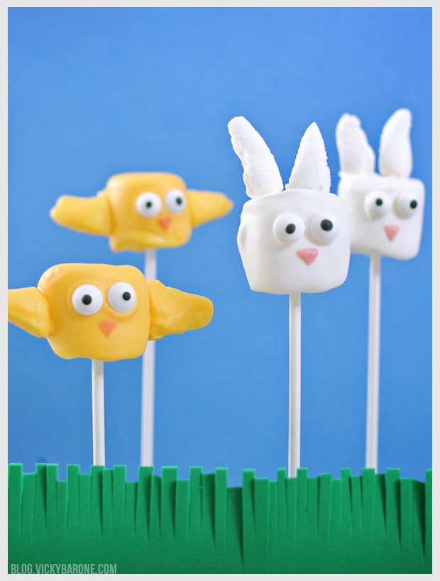 Easter Marshmallow Pops | Vicky Barone