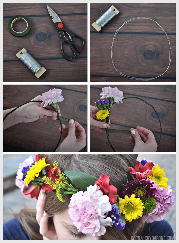 DIY Flower Crown | Vicky Barone