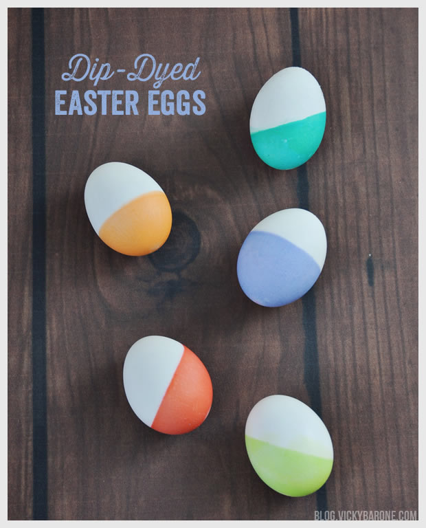 Dip-Dyed Easter Eggs