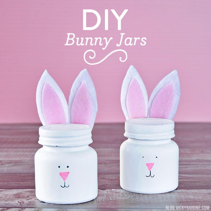 DIY Bunny Jars