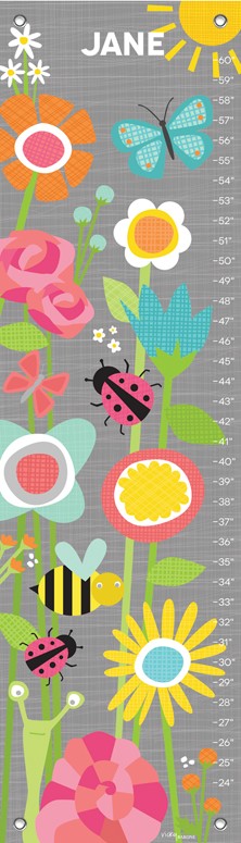 Garden Friends | Personalized Growth Chart | Vicky Barone