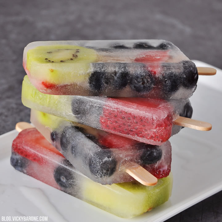 Fruit Popsicles | Vicky Barone