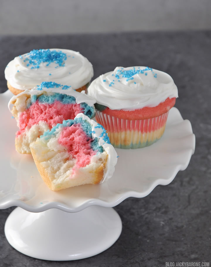 Patriotic Cupcakes | Vicky Barone