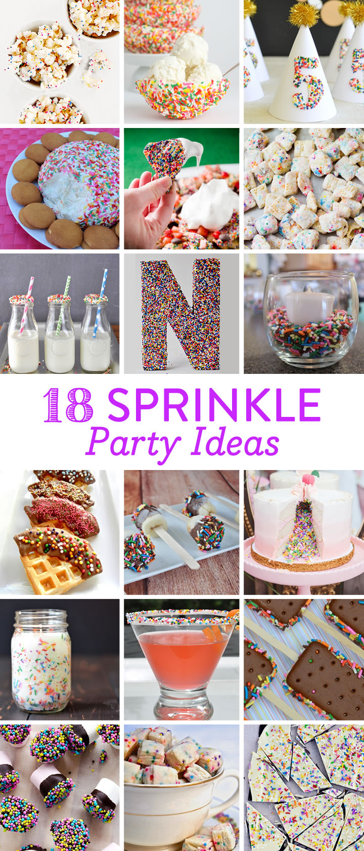 18 Sprinkle Party Ideas | Vicky Barone