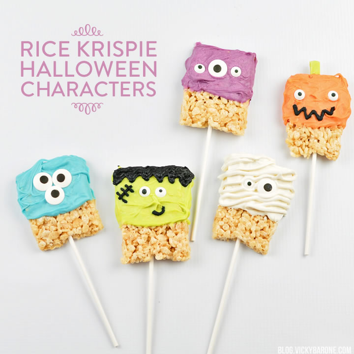 Rice Krispie Halloween Characters