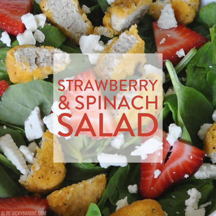 Strawberry Spinach Salad | Vicky Barone
