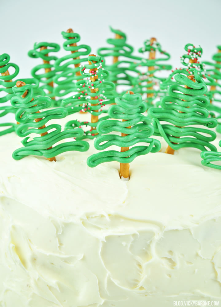 Christmas Tree Farm Cake | Vicky Barone