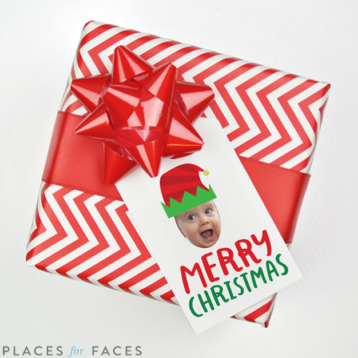 Personalize Your Christmas with Places for Faces | Vicky Barone | Custom gift tags
