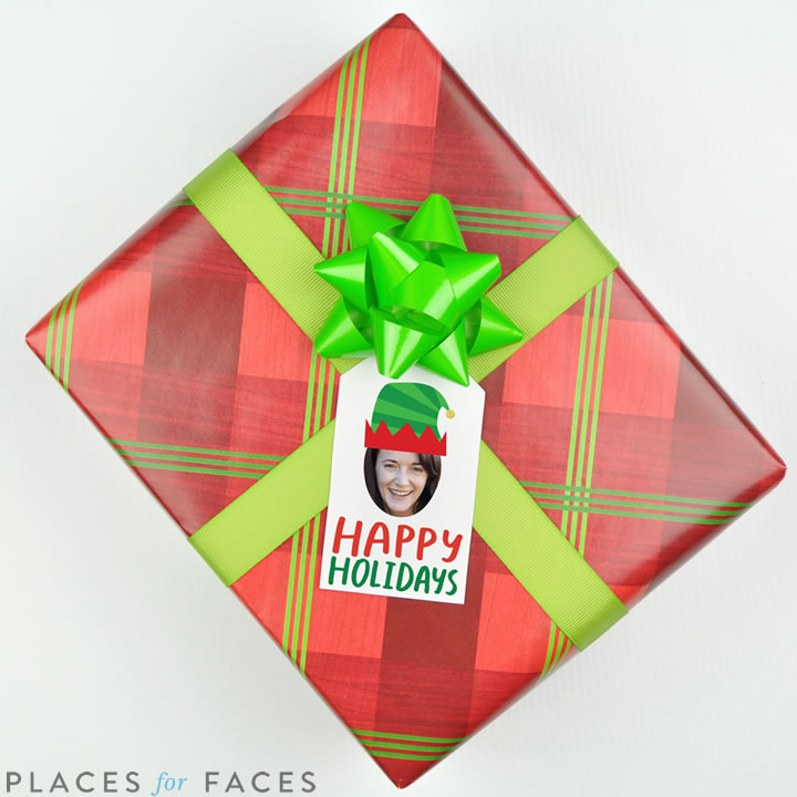 Personalize Your Christmas with Places for Faces | Vicky Barone | custom gift tags