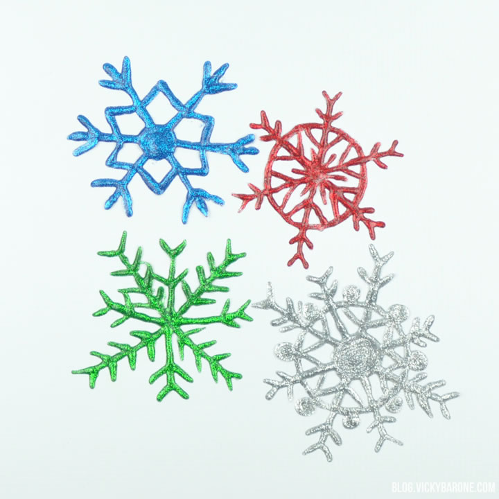 DIY Snowflake Window Clings | Vicky Barone