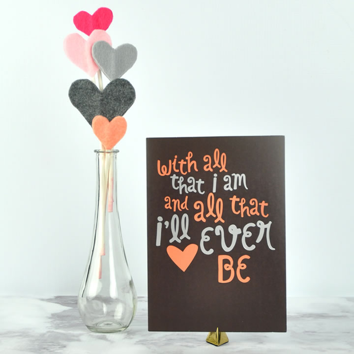 Valentine's Day Greeting Card Instagram Giveaway | Vicky Barone