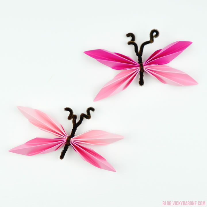 DIY Paper Butterflies | Vicky Barone