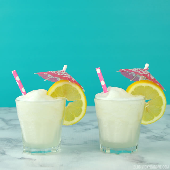 Boozy Lemonade Slushies | Vicky Barone