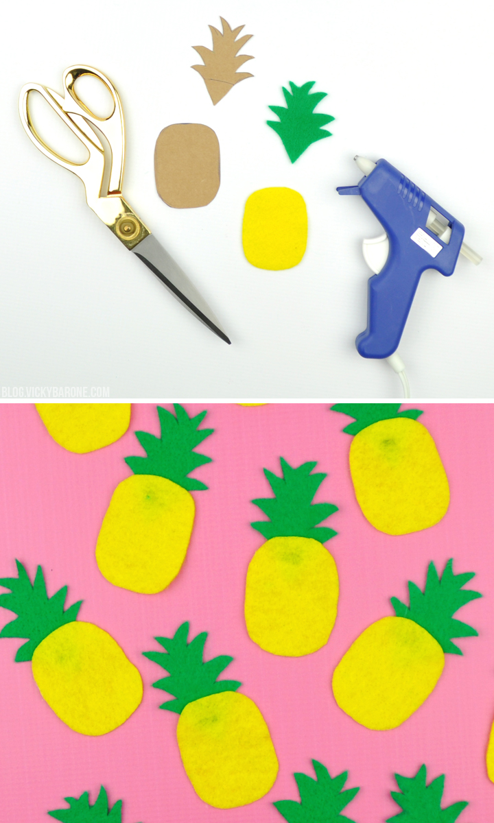 DIY Pineapple Garland | Vicky Barone
