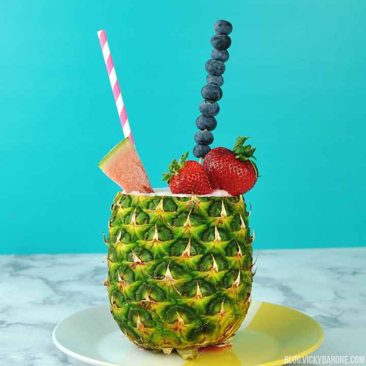 Frozen Pineapple Cocktail | Vicky Barone