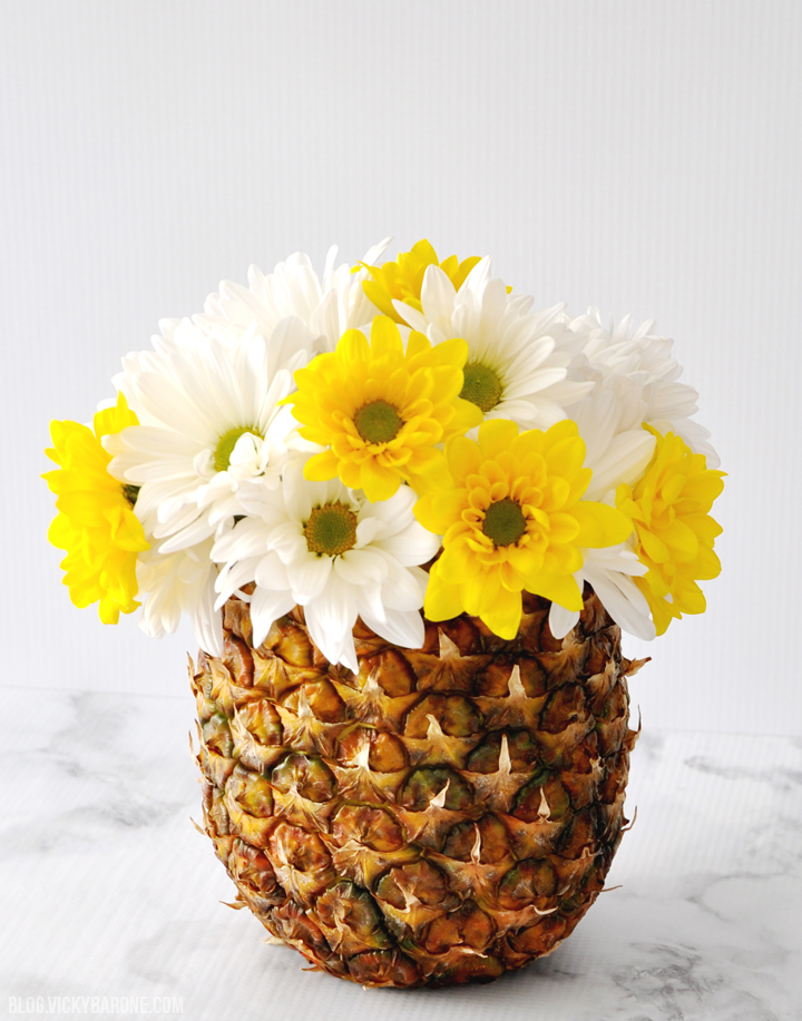 DIY Fruit Vases | Watermelon Vase | Pineapple Vase Centerpiece | Vicky Barone