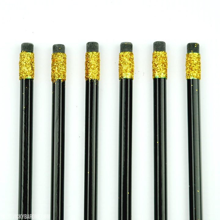 DIY Glitter Pencils | Back to School Ideas | Vicky Barone