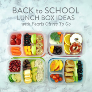 Back to School Lunch Ideas with Pearls Olives To Go - Vicky Barone