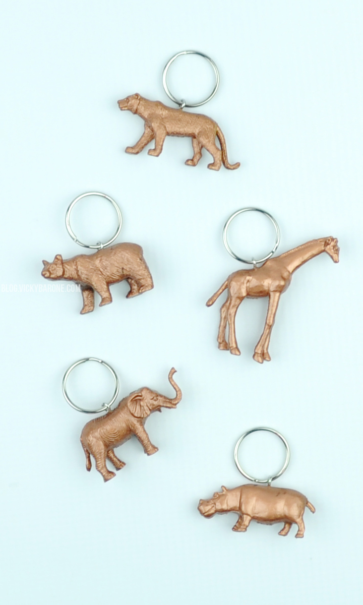 DIY Animal Key Chains | Vicky Barone