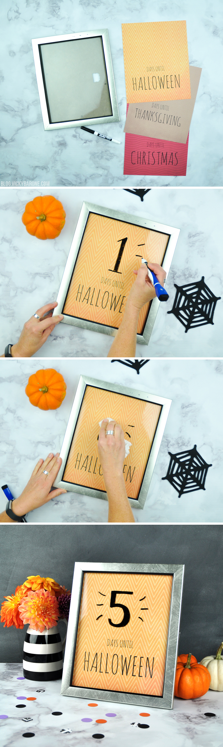 Halloween Countdown Frame | Vicky Barone