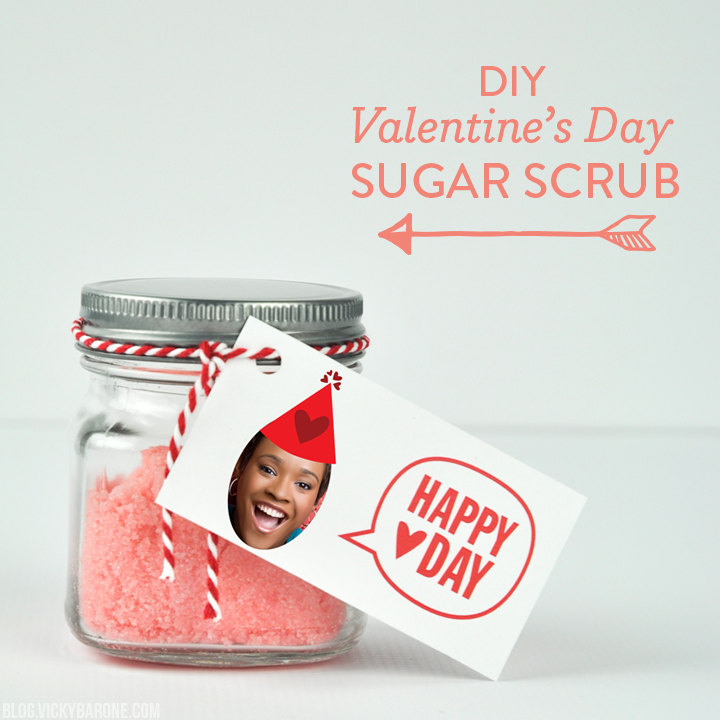 DIY Valentine’s Day Sugar Scrub Favors